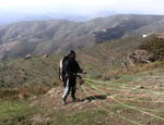 Preparing for take off at Carchuna